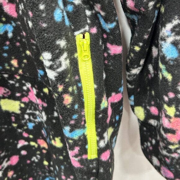 NEW Chubbies Mens The Brunch Wrap Supreme Black Neon Splatter Fleece Onesie Sz L - Picture 6 of 11